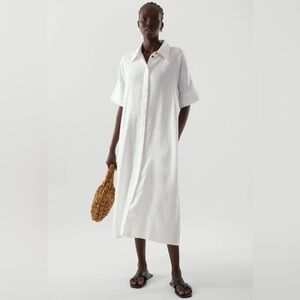 COS Relaxed Linen Shirt Dress
